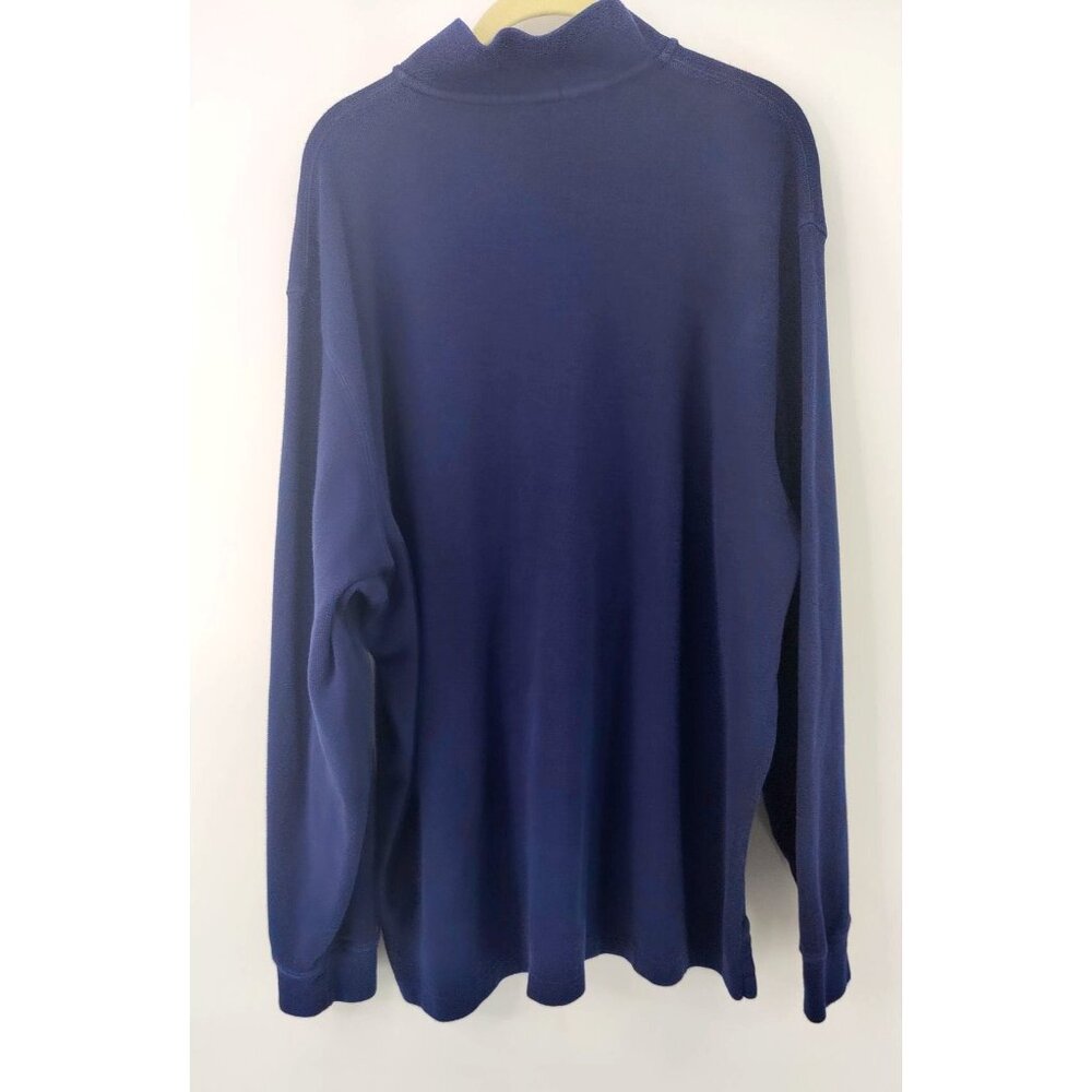 Polo Ralph Lauren Navy Long Sleeve Quarter Zip Size 2X - Picture 6 of 8